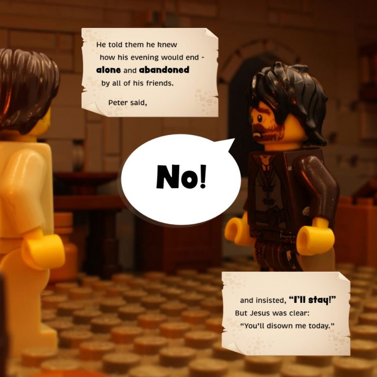 The Easter Story Brick by Brick book - LEGO Easter story - Page 7