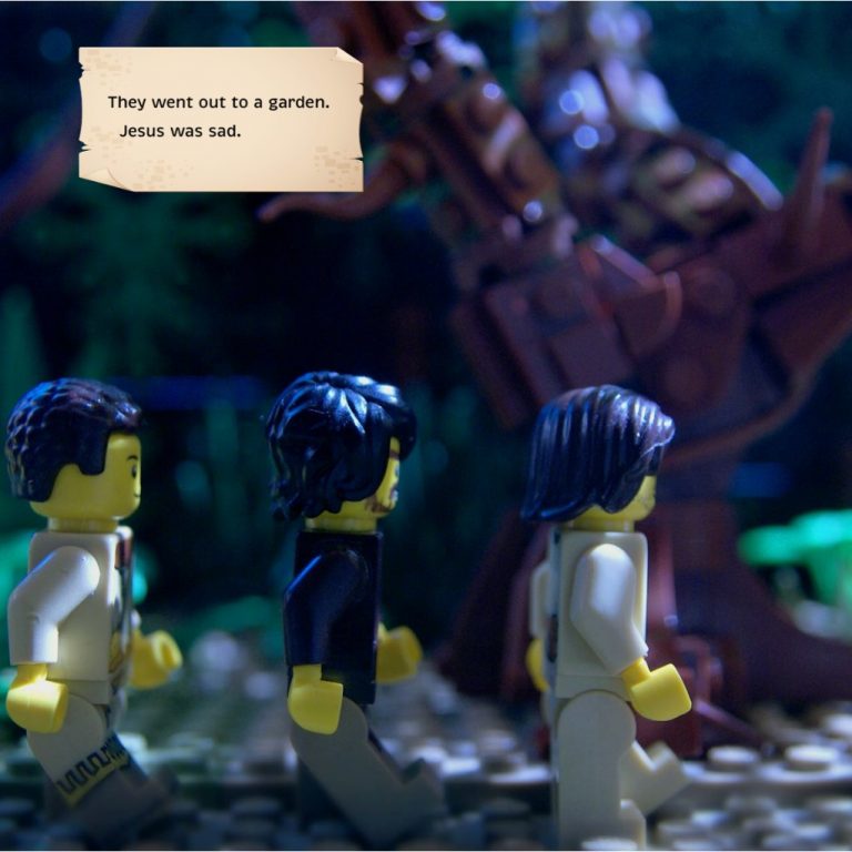 The Easter Story Brick by Brick book - LEGO Easter story - Page 8