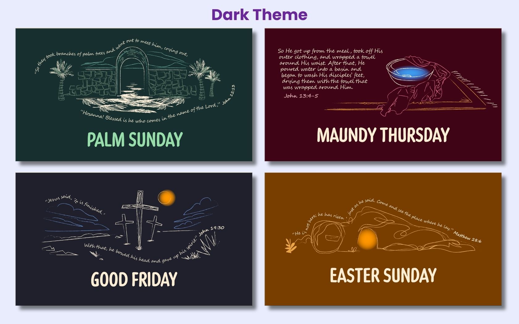 Easter Media Bundle Dark Theme