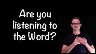 video thumbnail of Are you Listening to the Word music video